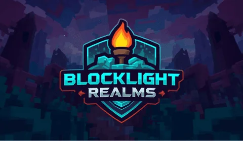 Blocklight Realms Hytale Server Banner