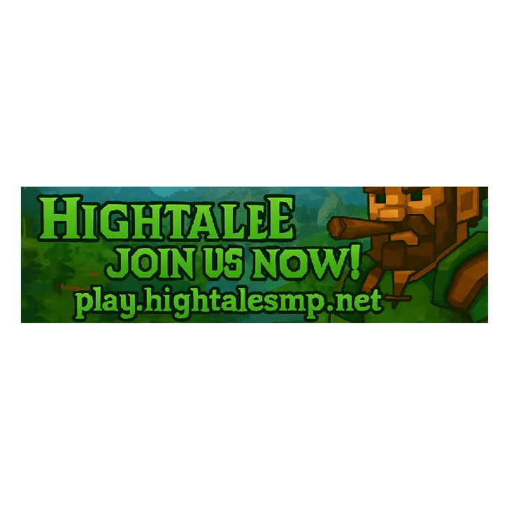 Hightale SMP Hytale Server Banner