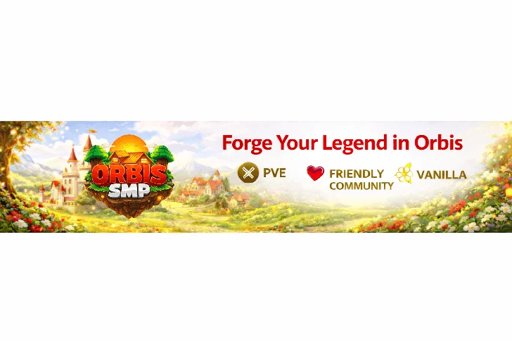 Orbis SMP Hytale Server Banner